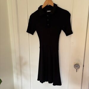 Reformation black dress